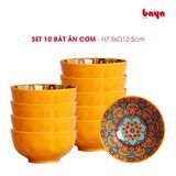  Set 10 Bát ăn cơm hoạ tiết WIN 7.5x12.5cm 