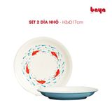  Set 2 Đĩa TURKOIS Nhỏ 3x17cm 