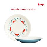  Set 2 Đĩa TURKOIS Trung 3x21cm 