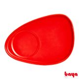  Ly sứ kèm đĩa nhiều màu WIN 10x8x6cm [ Màu ngẫu nhiên ] 