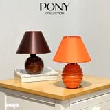  Đèn bàn sứ PONY nhiều màu H24xDia17 