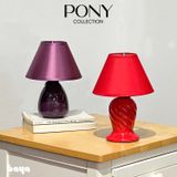  Đèn bàn sứ PONY nhiều màu H24xDia17 