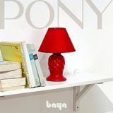  Đèn bàn sứ PONY nhiều màu H24xDia17 