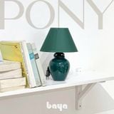  Đèn bàn sứ PONY nhiều màu H24xDia17 