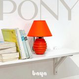  Đèn bàn sứ PONY nhiều màu H24xDia17 