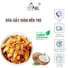 Dừa Sấy Giòn Vị Sữa Béo Ngọt Api Food - Đặc Sản Bến Tre  - Thức Ăn, Ăn Vặt
