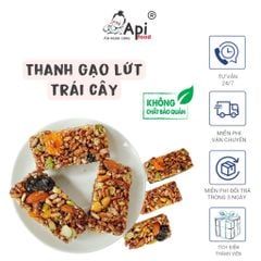 Thanh Gạo Lứt TRÁI CÂY Mix Hạt Dinh Dưỡng - ApiFood