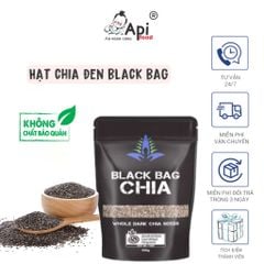 Hạt Chia Đen Hữu Cơ Black Bag 500gr - Hạt Dinh Dưỡng Organic - Bổ Sung Chất Xơ, Vitamin
