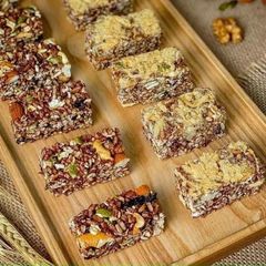 Thanh Granola Gạo Lứt CHÀ BÔNG Ăn Liền Api Food  - Thức Ăn, Snack, Ăn Vặt