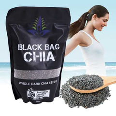 Hạt Chia Đen Hữu Cơ Black Bag 500gr, Hạt Dinh Dưỡng Organic, Bổ Sung Chất Xơ, Vitamin