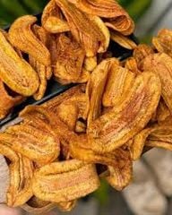 Chuối Xanh Sấy Mộc Không Đường Healthy - Vị Thơm Ngon Tự Nhiên - Snack, Chua Ăn Vặt Thức Ăn