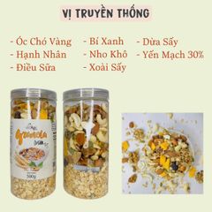 [ COMBO 3 TẶNG 1 ] Ngũ Cốc Dinh Dưỡng Granola 30% Yến Mạch - Ăn Vặt Api Food