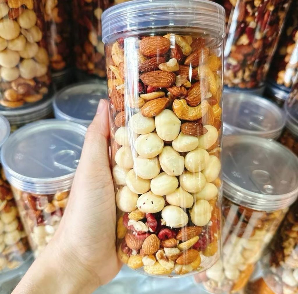 [ COMBO 2 HỘP ] Ngũ Cốc Granola KHÔNG YẾN MẠCH NƯỚNG MẬT - 20 HẠT MACCA (Macca, Hạnh Nhân, Óc Chó Vàng, Óc Chó Đỏ, Hạt Điều)