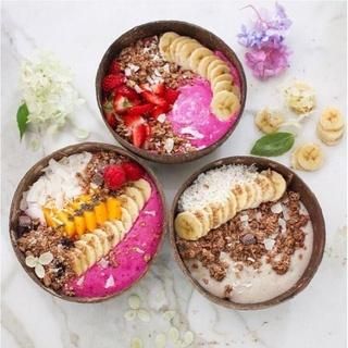 Combo Bộ Chén & Thìa Gáo Dừa - Hàng Mỹ Nghệ Bến Tre