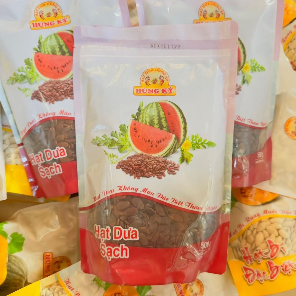 Hạt Dưa Vỏ Rang Không Màu Hùng Ký Thơm Ngon - Loại Đặc Biệt
