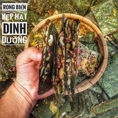 Thanh Rong Biển Kẹp Ngũ Cốc Siêu Hạt Đặc Biệt - Ăn Vặt Api Food