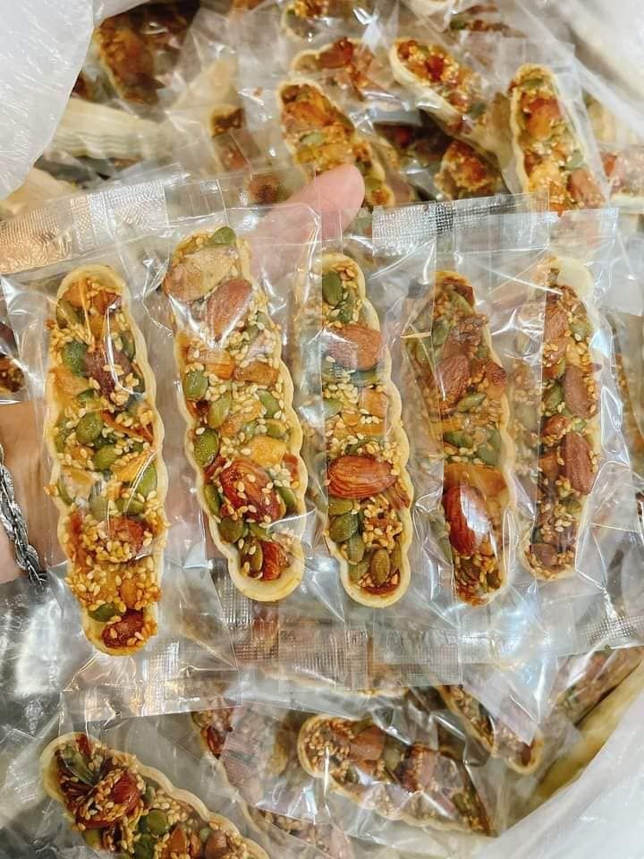 Bánh Thuyền Mix Hạt Dinh Dưỡng, Dành Cho Mọi Lứa Tuổi - Ăn Vặt Api Food