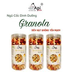 [ COMBO 2 TẶNG 1 ] Ngũ Cốc Granola KHÔNG YẾN MẠCH NƯỚNG MẬT - 20 HẠT MACCA (Macca, Hạnh Nhân, Óc Chó Vàng, Óc Chó Đỏ, Hạt Điều)