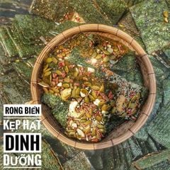 Thanh Rong Biển Kẹp Ngũ Cốc Siêu Hạt Đặc Biệt - Ăn Vặt Api Food