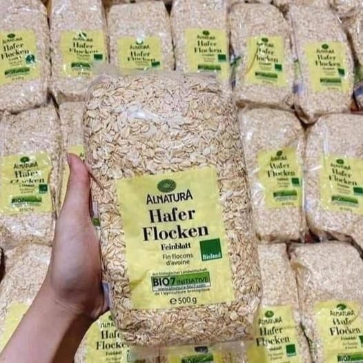 Yến Mạch Đức Hafer Flocken Nguyên Hạt - Bổ Sung Chất Sơ, Vitamin, Hạt Ngũ Cốc