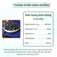 Đậu Đen Xanh Lòng Rang Muối Giòn Thơm Ngon Ăn Liền -  Ăn Vặt Snack Food Nuts Thức Ăn