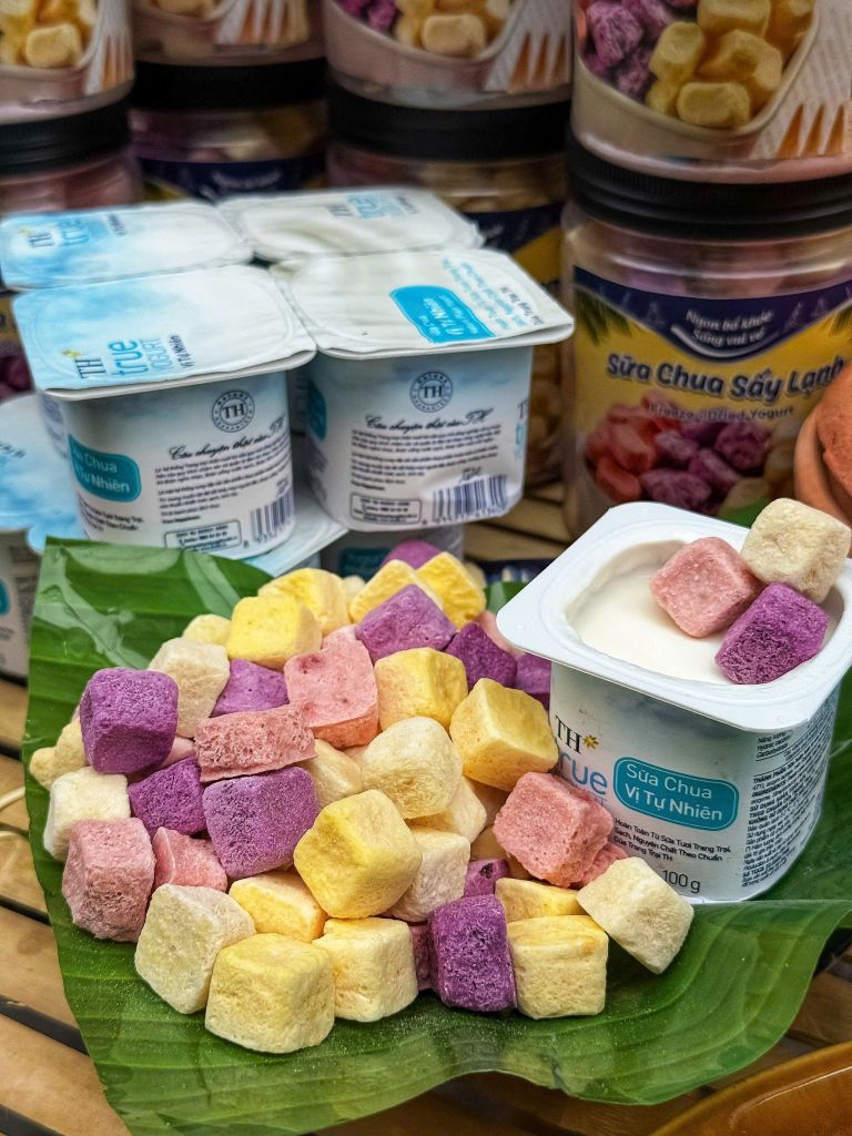 Sữa Chua Sấy Thăng Hoa Mix Vị Hoa Quả Thơm Ngon 200gr