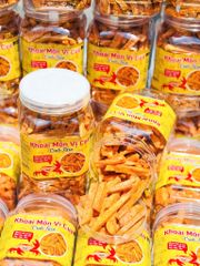 Khoai Môn Sấy Vị Cua – Hộp 500g - Ăn Vặt Api Food