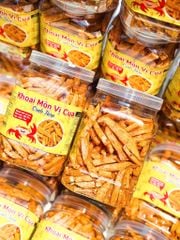 Khoai Môn Sấy Vị Cua – Hộp 500g - Ăn Vặt Api Food