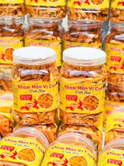 Khoai Môn Sấy Vị Cua – Hộp 500g - Ăn Vặt Api Food
