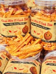 Khoai Môn Sấy Vị Gạch Tôm – Hộp 500g - Ăn Vặt Api Food