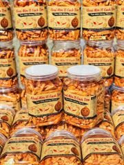 Khoai Môn Sấy Vị Gạch Tôm – Hộp 500g - Ăn Vặt Api Food
