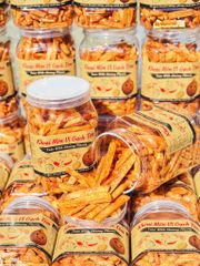 Khoai Môn Sấy Vị Gạch Tôm – Hộp 500g - Ăn Vặt Api Food