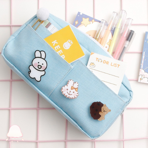  Túi đựng viết Hộp Bút Vải Canvas Đa Năng Kiểu Hàn Quốc Dễ Thương | Panda House 