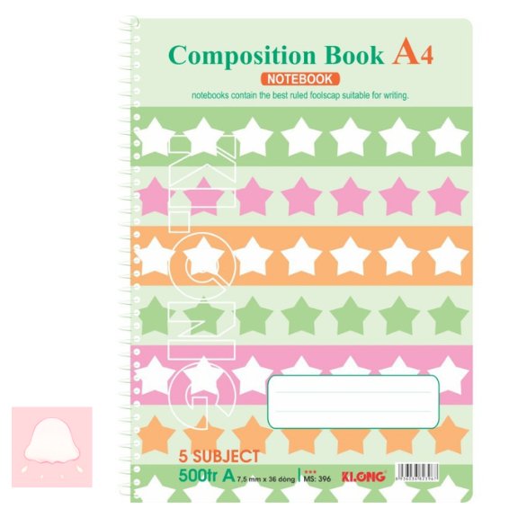  Sổ kẻ ngang lò xo đơn Startup A4 500 trang 