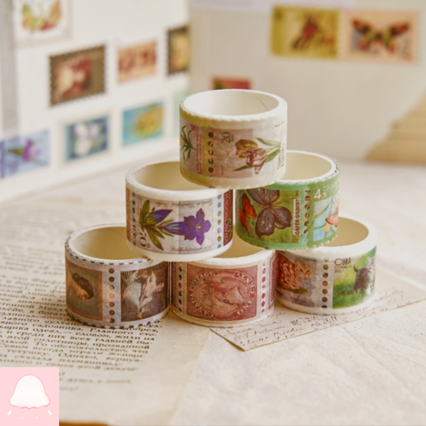  Nhãn dán Washi Vintage - The Journal Thing 