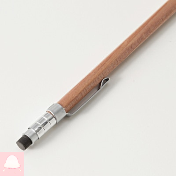  Bút chì bấm gỗ mini 0,5mm MUJI 