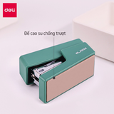  Ghim bấm tài liệu mini Deli màu pastel (Bộ Bấm kèm Ghim) 