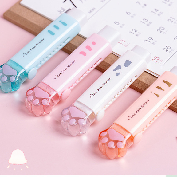  Gôm Tẩy Hình Chân Mèo Dễ Thương 