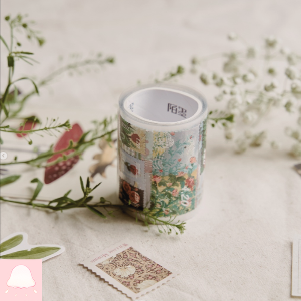  Nhãn dán Washi Hoa cỏ mùa xuân - The Journal Thing 