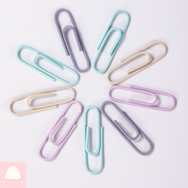  Ghim kẹp tài liệu Deli 4 màu Pastel (Hộp 160 ghim màu bất kỳ) 