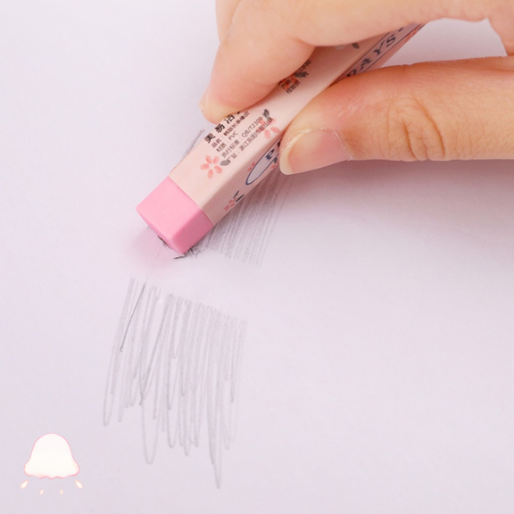  Gôm Họa Tiết Hoa Nhỏ Màu Kẹo Ngọt Họa Tiết Hoạt Hình 