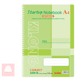  Sổ kẻ ngang lò xo đơn Startup A4 320 trang 