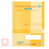  Sổ kẻ ngang lò xo đơn Startup A4 320 trang 