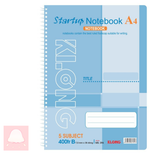  Sổ kẻ ngang lò xo đơn Startup A4 400 trang 