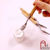  Bay pha màu KUELOX / bay múc màu cán gỗ vàng 