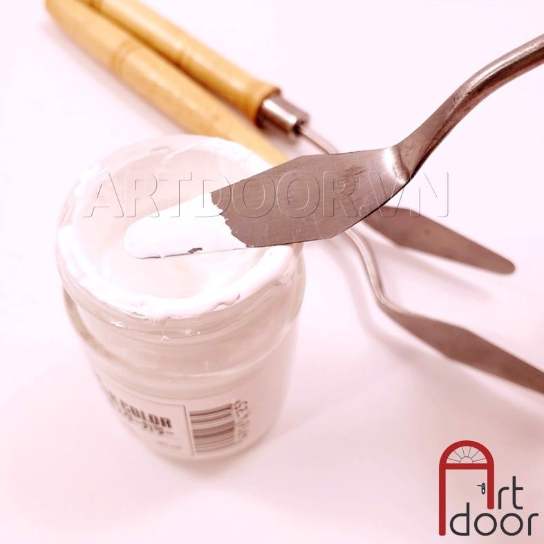  Bay pha màu KUELOX / bay múc màu cán gỗ vàng 