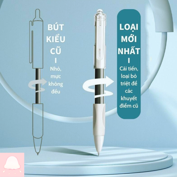  Bút Bi gel bấm phong cách Hàn Quốc 