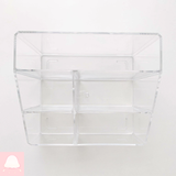  Hộp đựng bút acrylic  5 ngăn trong suốt 