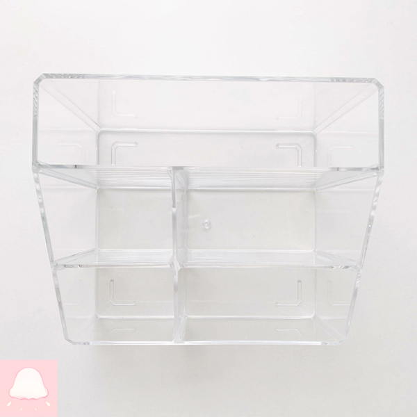  Hộp đựng bút acrylic  5 ngăn trong suốt 