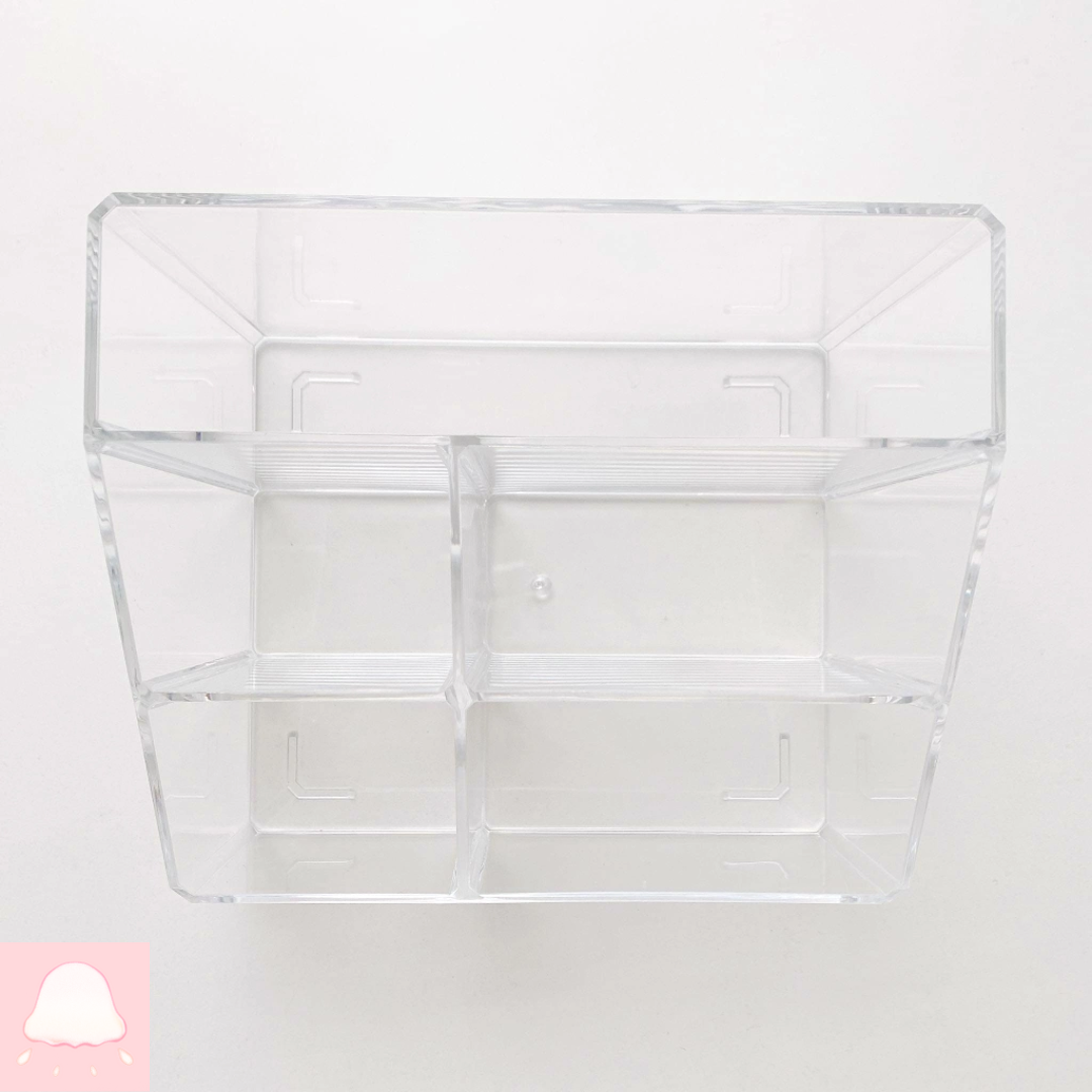  Hộp đựng bút acrylic  5 ngăn trong suốt 